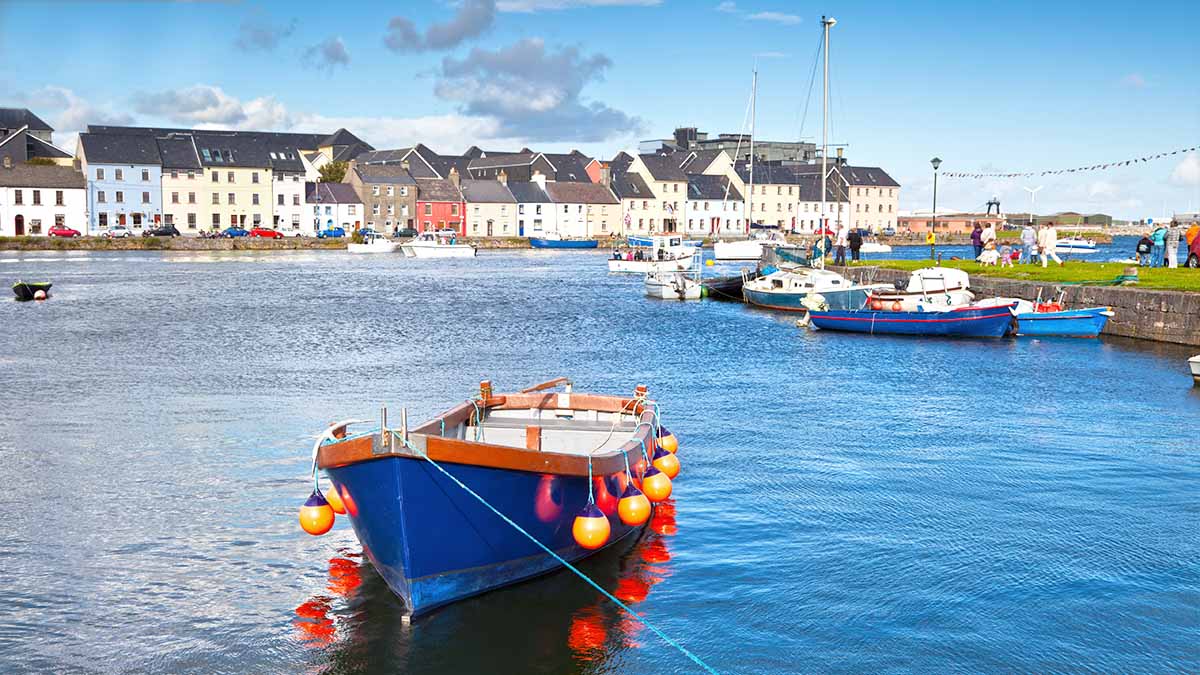 Fishing boats in Galway