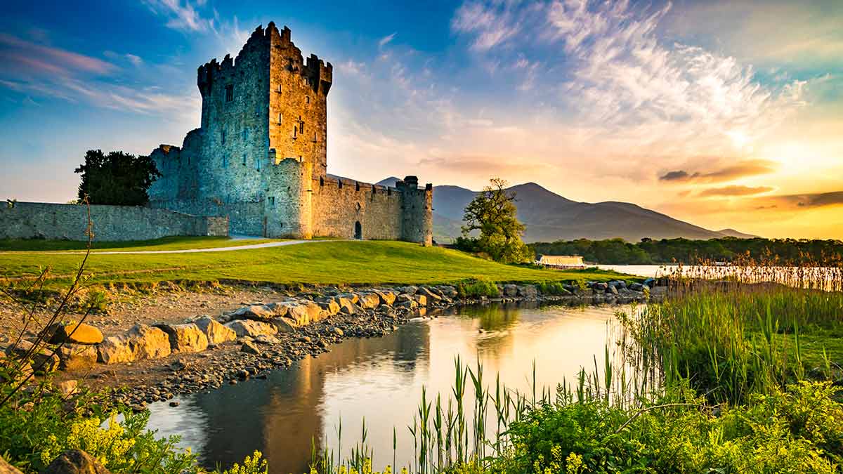 Ross Castle à Kerry, Irlande