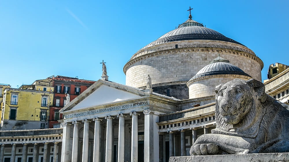 Main square in Naples