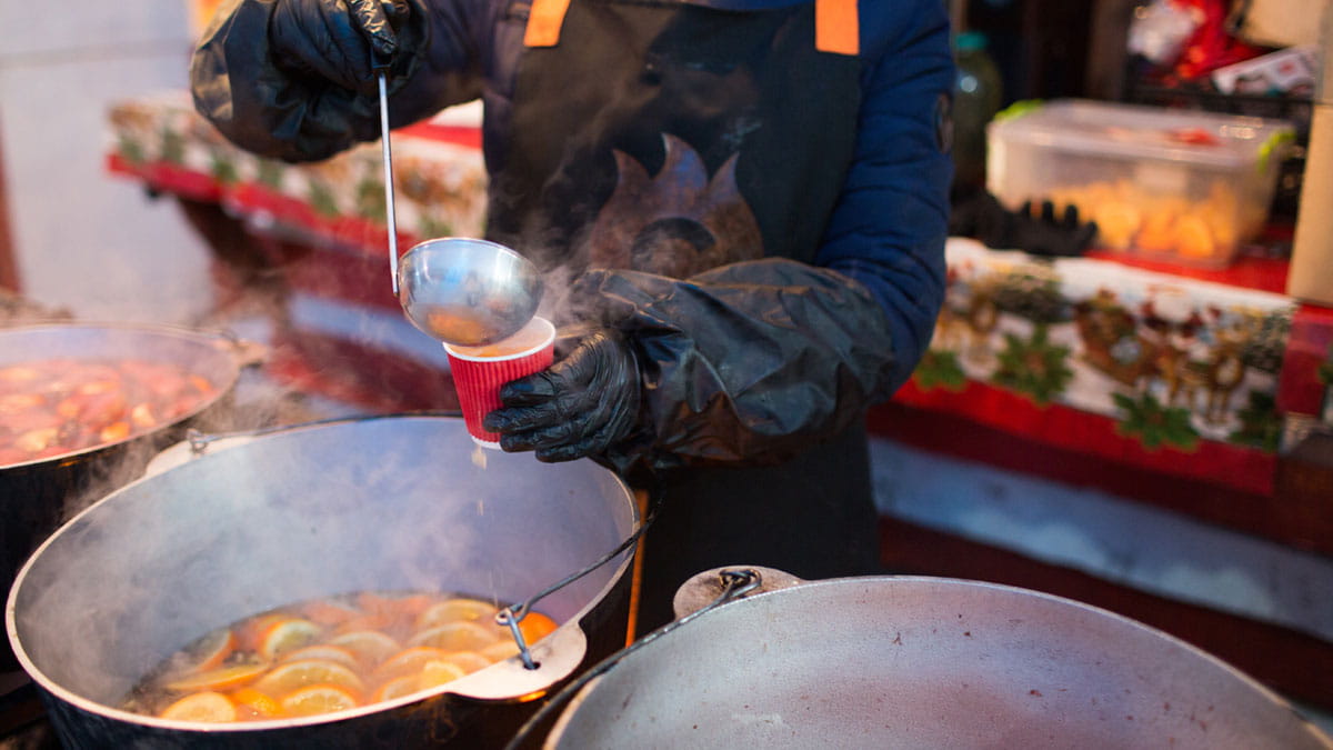 Warm cup of Gluhwein