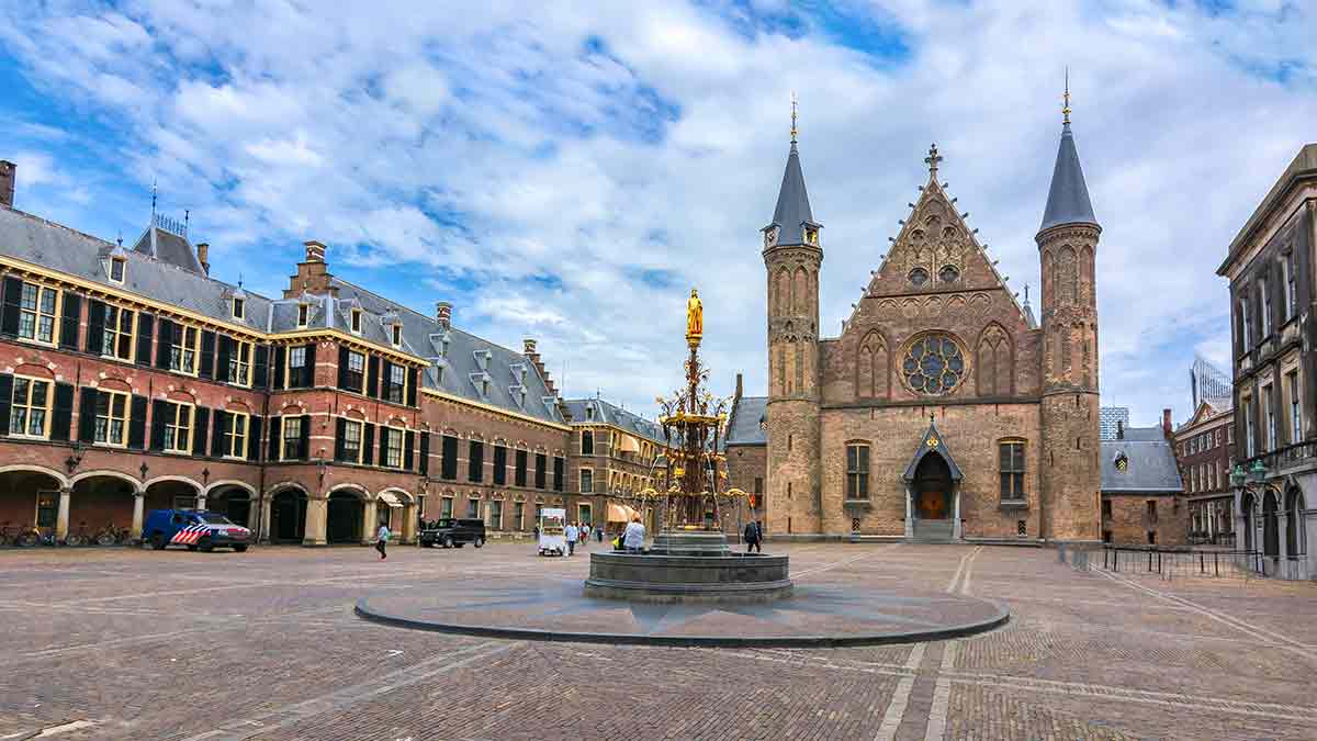 Ridderzaal Hall of Knights in The Hague