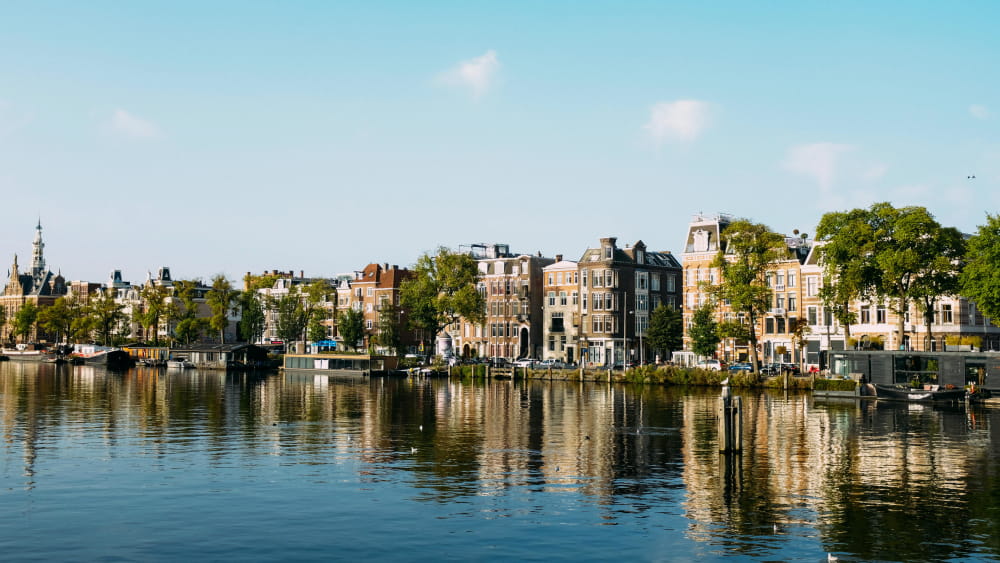 City shot in Netherlands