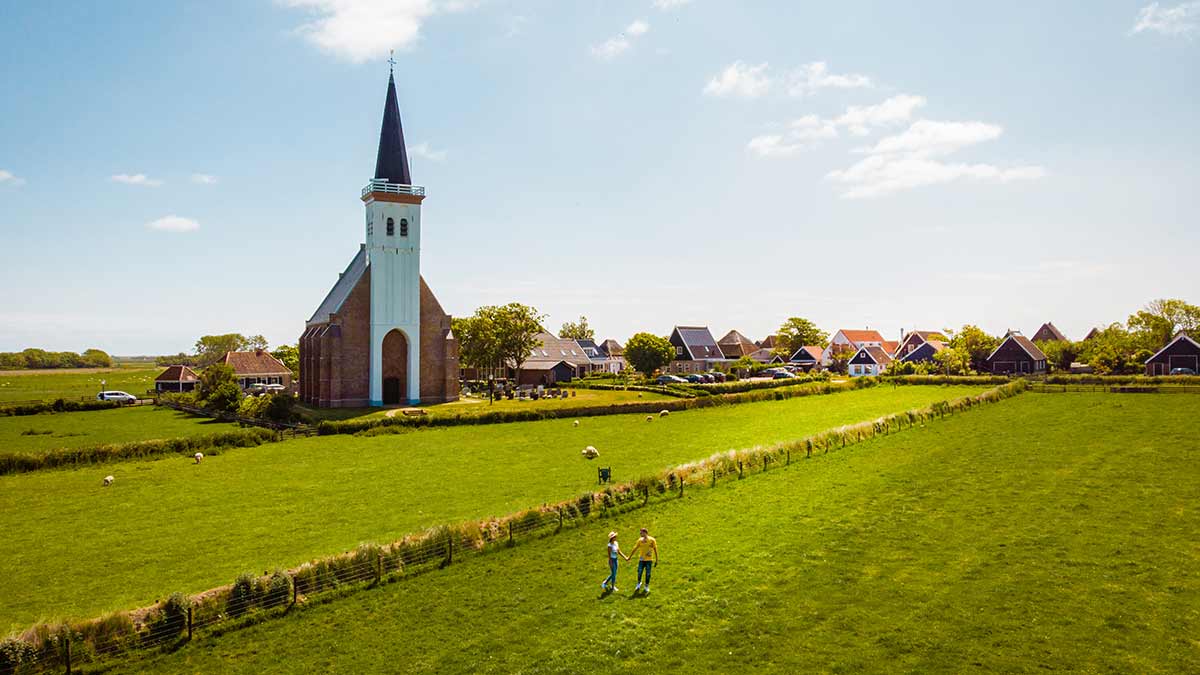White Church in Texel, The Netherlands