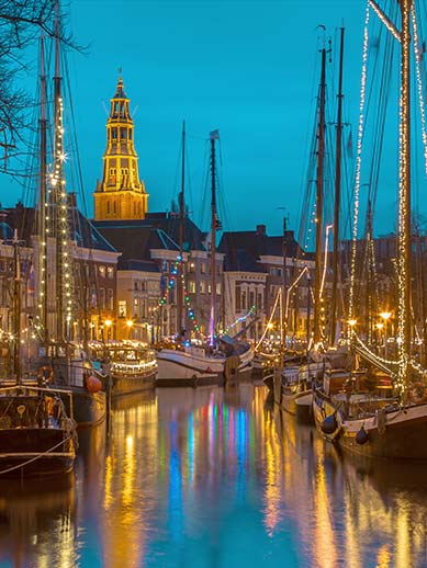 Groningen in the winter