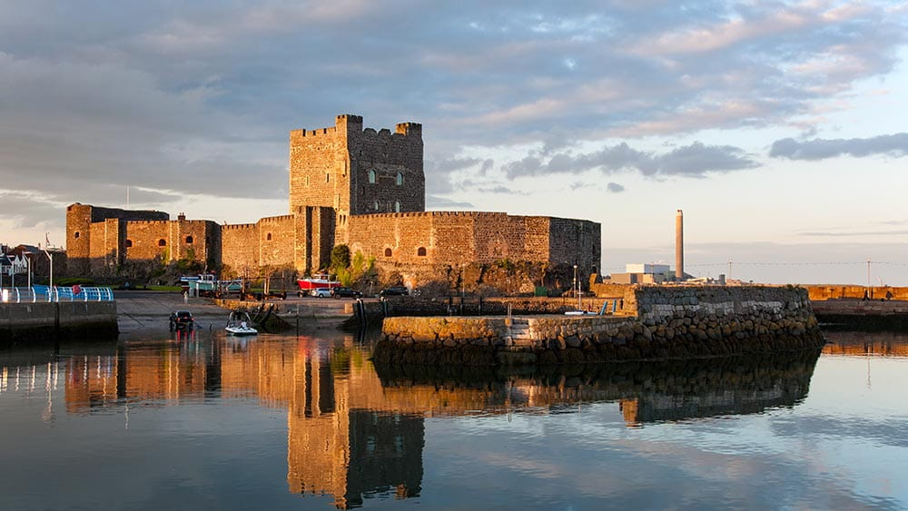 Medieval Norman Castle in Carrickfergus