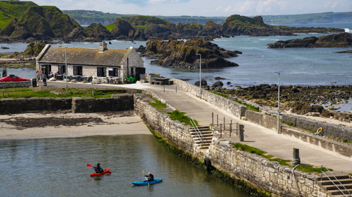 Coastal Town in Northern Ireland