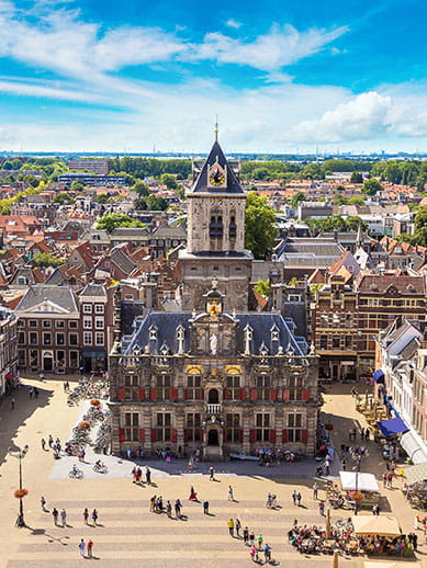 Visit Delft, Holland. Holland Motorist Mini Cruise P&O Ferries