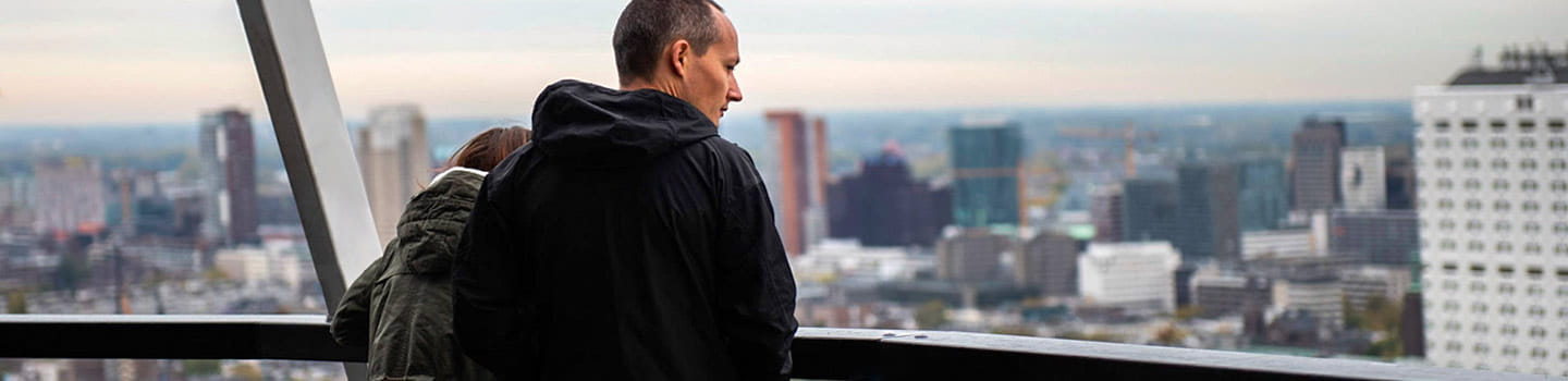 Take in the view from Euromast view during your Rotterdam Mini Cruise