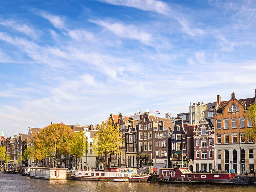 Canal view in Holland