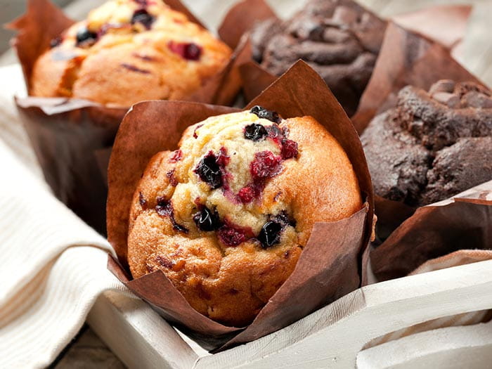 Muffins from our Starbucks on board