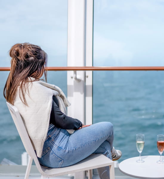 Club Lounge deck on Dover to Calais ferry