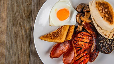 Ulster Fry Breakfast Cairnryan to Larne P&O Ferries
