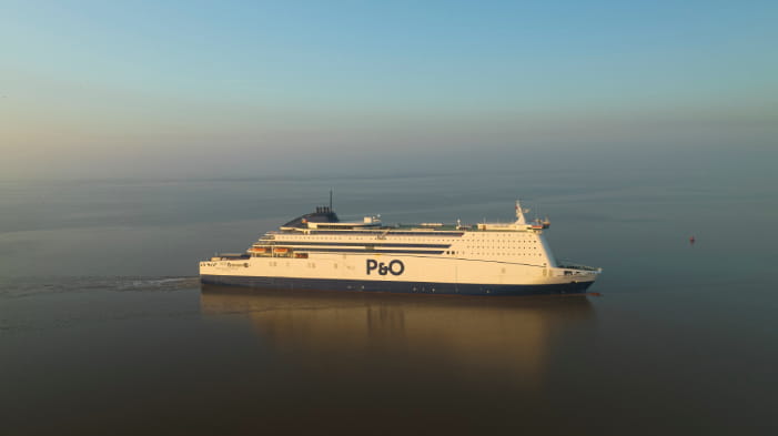 Hull to Rotterdam ship