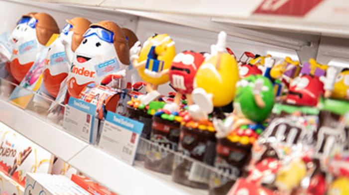 confectionary in a World Duty Free shop