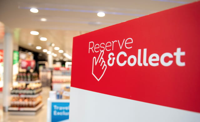 World duty Free Reserve and Collect