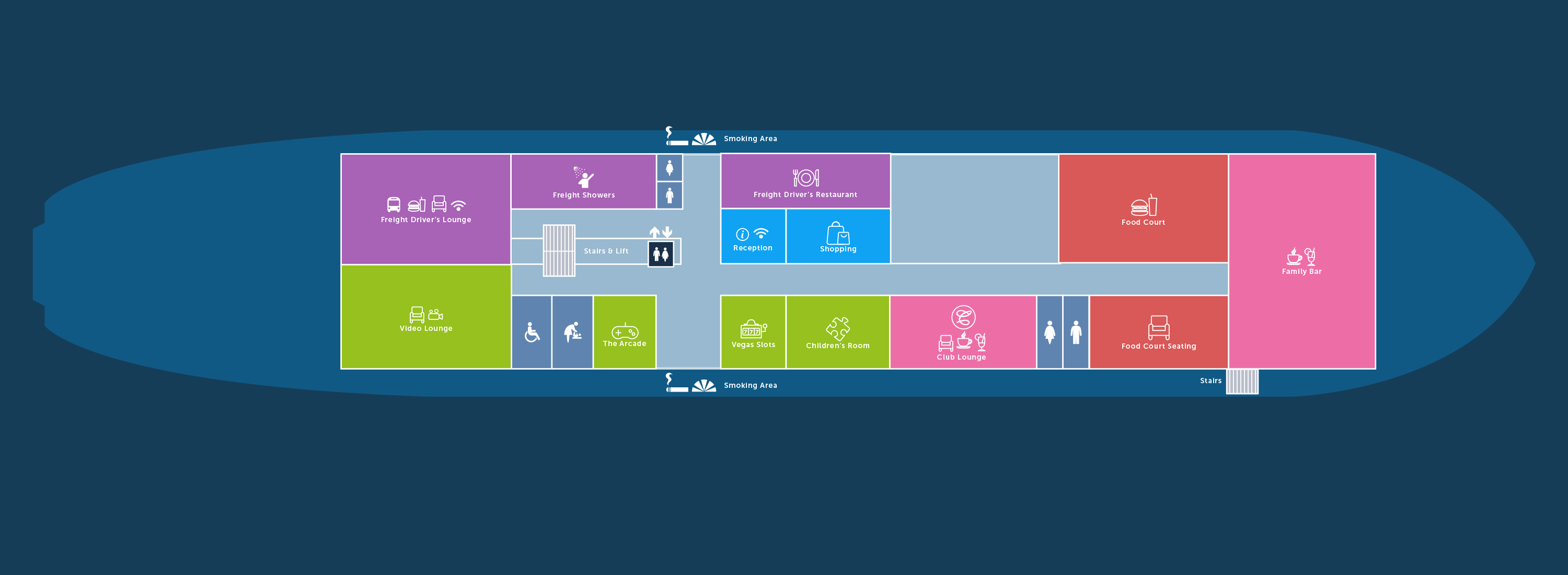 European Causeway deck plan