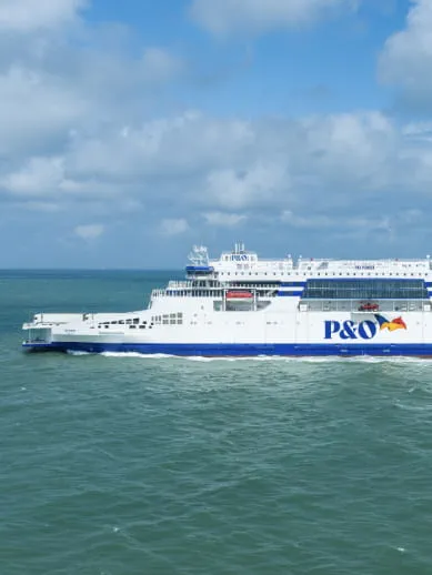 P&O Ferry at sea