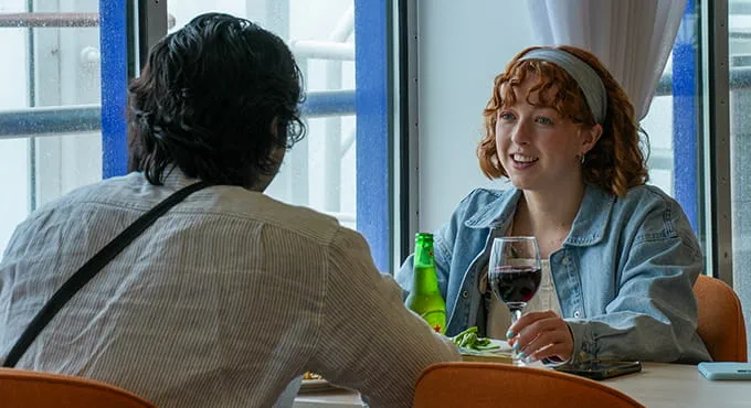 Couple in Club Lounge