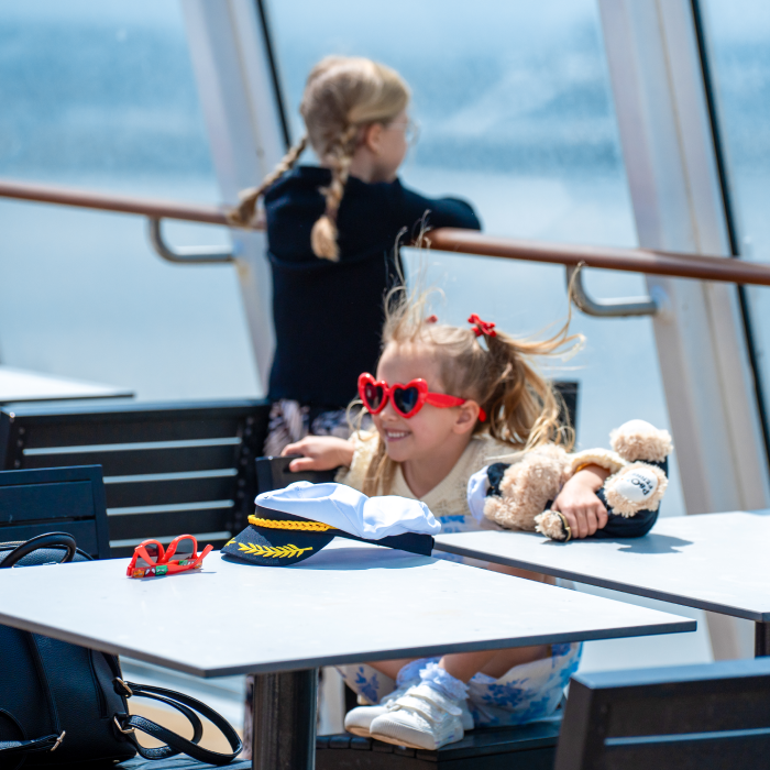 Children on Ferry Deck