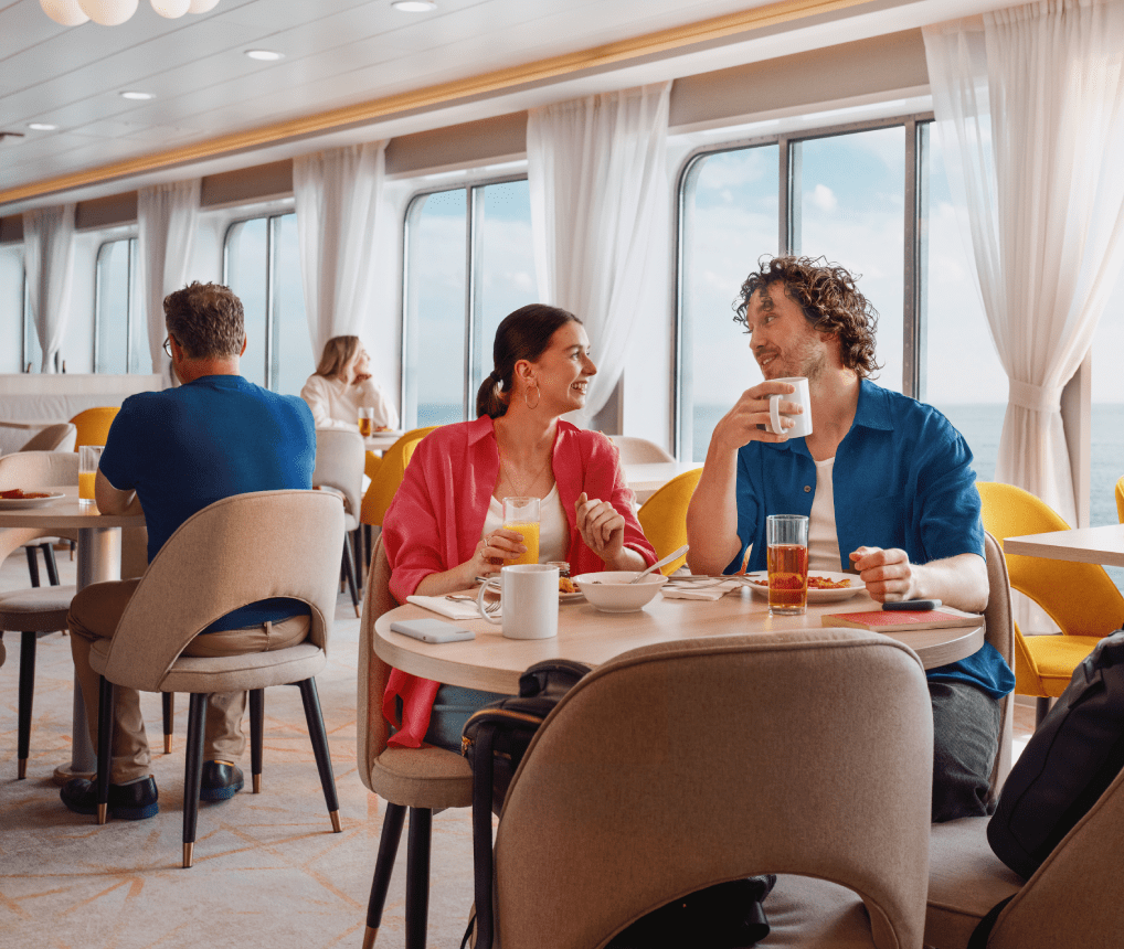 Couple in Club Lounge