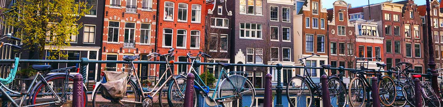 Amsterdam bikes canals